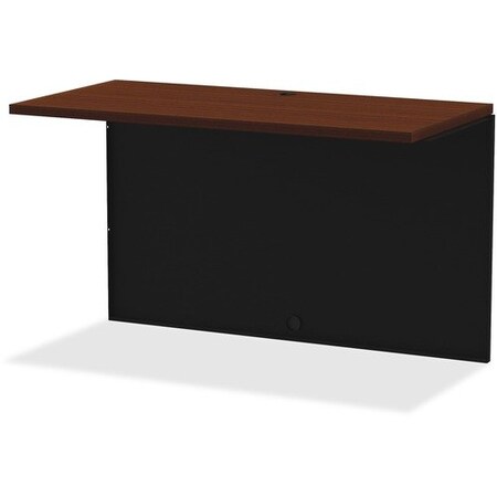 Lorell DESK, BRIDGE 24inX48in BK/WL LLR79165